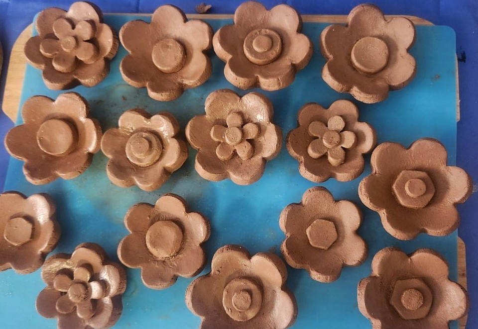 CLAY FLOWERS MADE TO ORDER