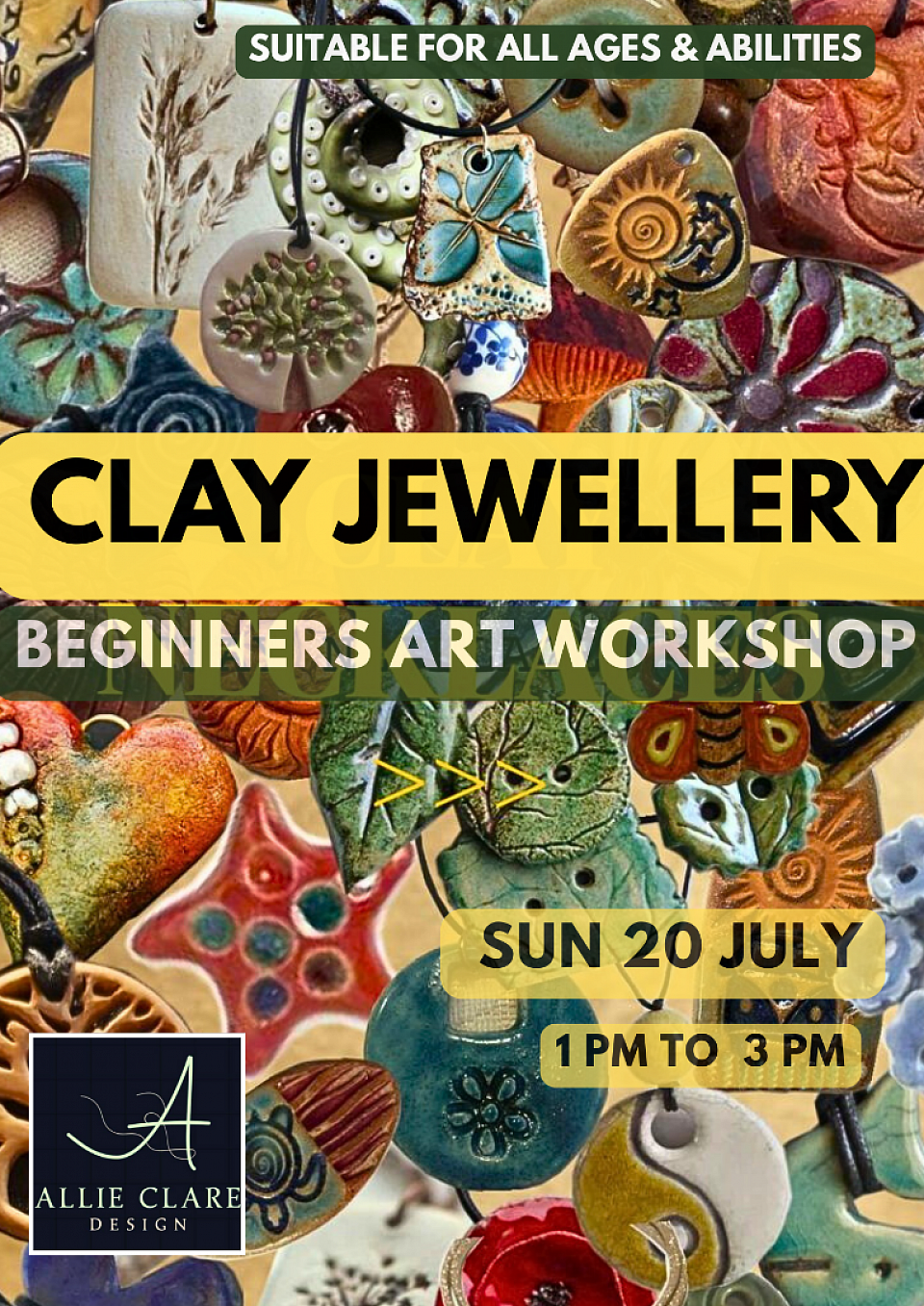 Clay jewellery