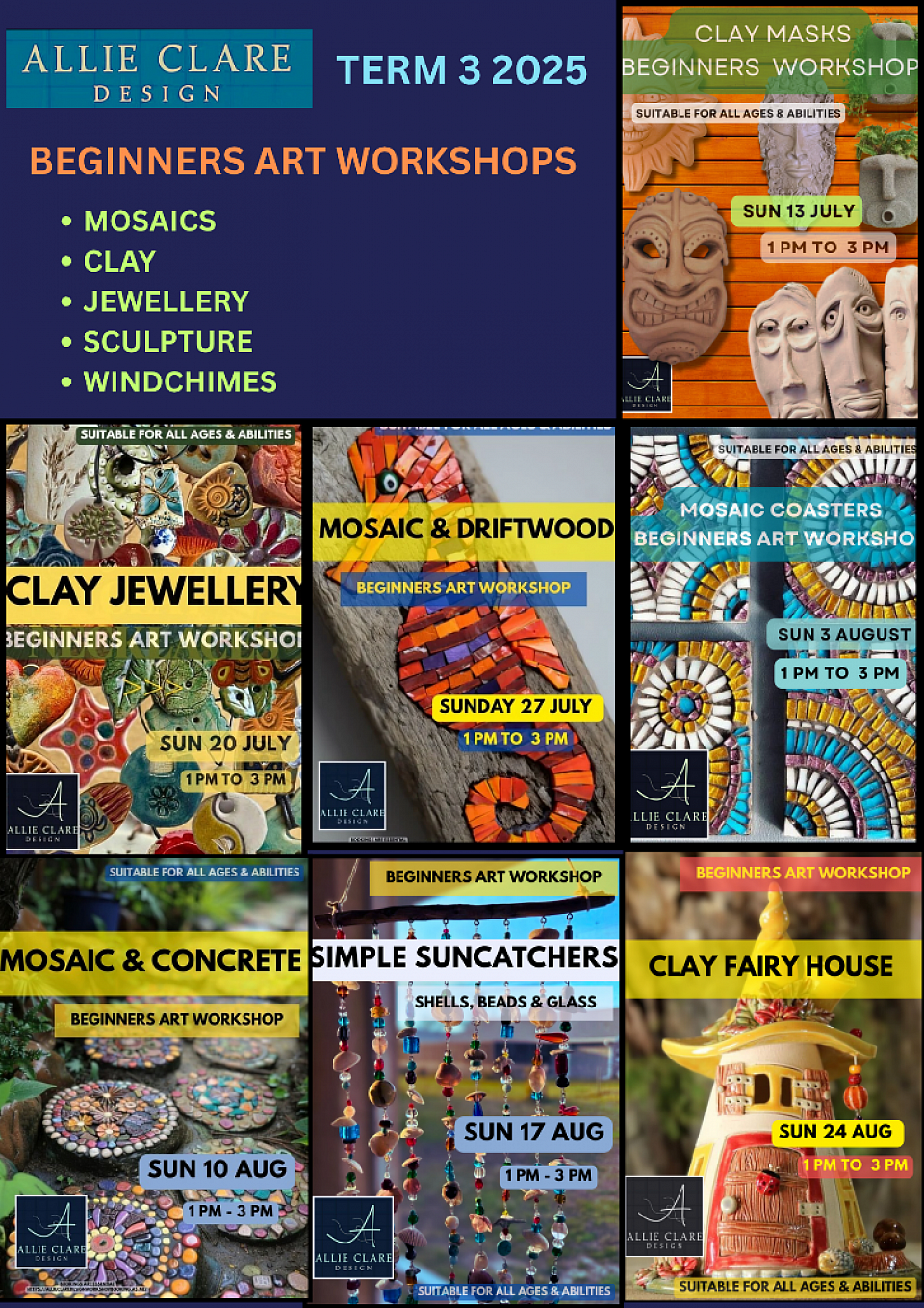 Term 3 WORKSHOPS