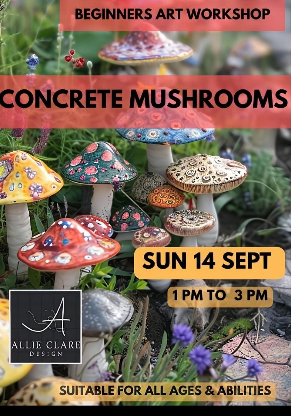 Concrete mushrooms