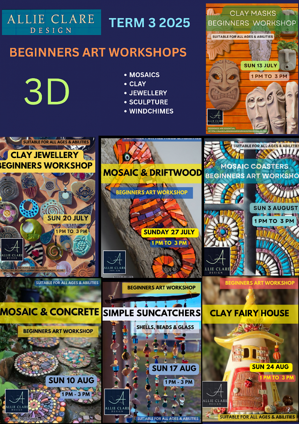 Term 3- 3D WORKSHOPS
