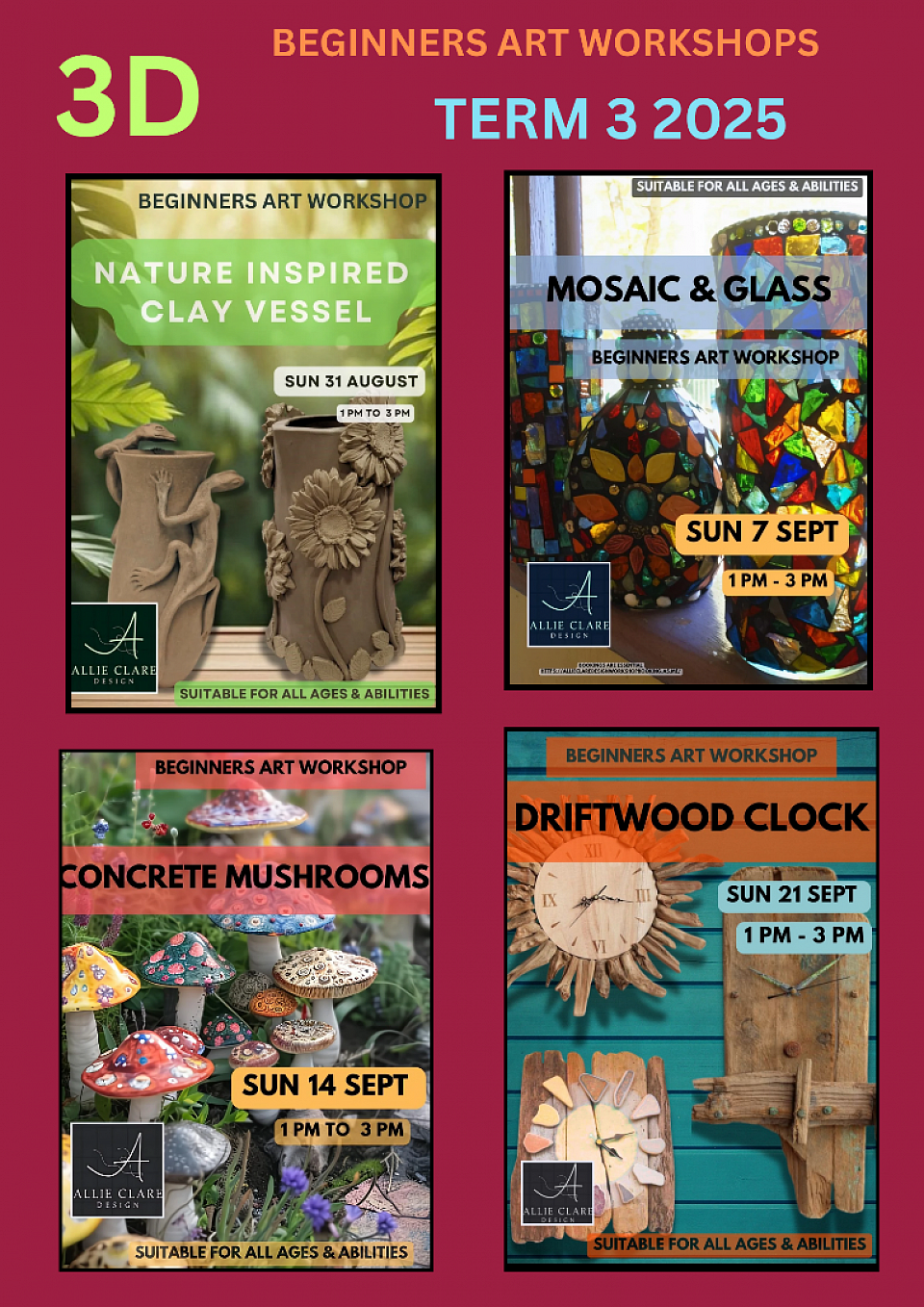 TERM 3- 3 D Workshops