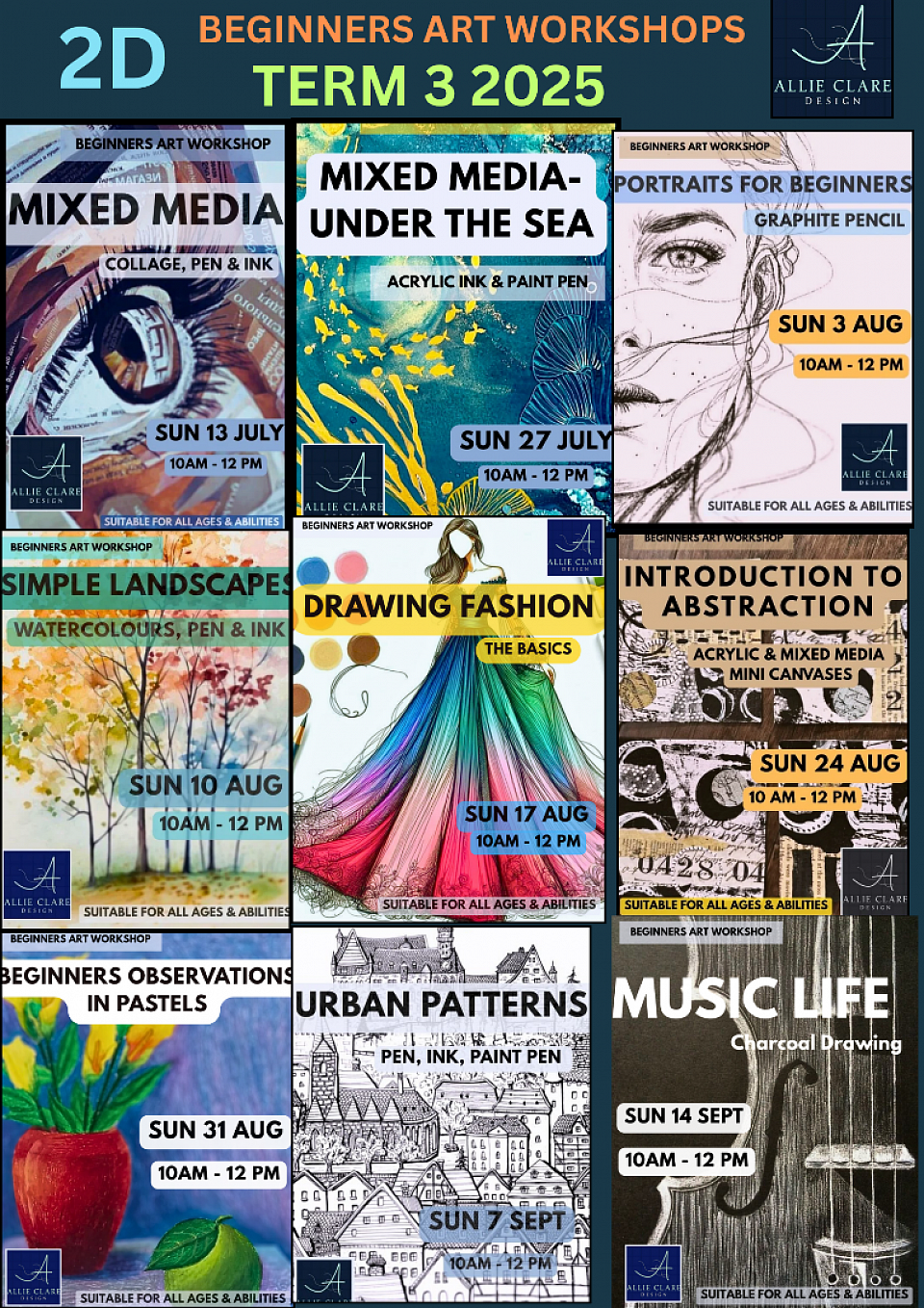 TERM 3 2D WORKSHOPS